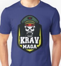Awesome Cool Krav Maga Military Grim Reaper Skull Design Unisex T-Shirt