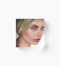Cara Delevingne Acrylic Block