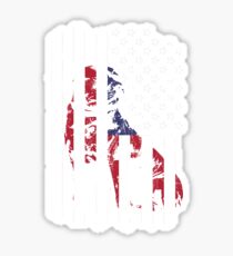 American Bully Pitbull Flag Perfect Pitbull Lover gift Sticker