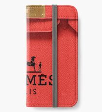 Hermès Texture Étui portefeuille/coque/skin iPhone