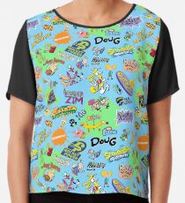 Nicktoons Hawaiian Print-a-Palooza! Chiffon Top