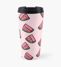 Kawaii Watermelon Pattern Travel Mug