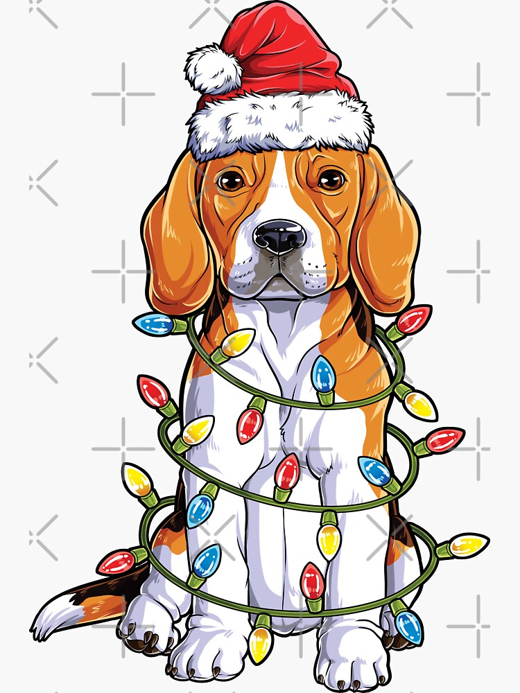 beagle christmas tree shirt