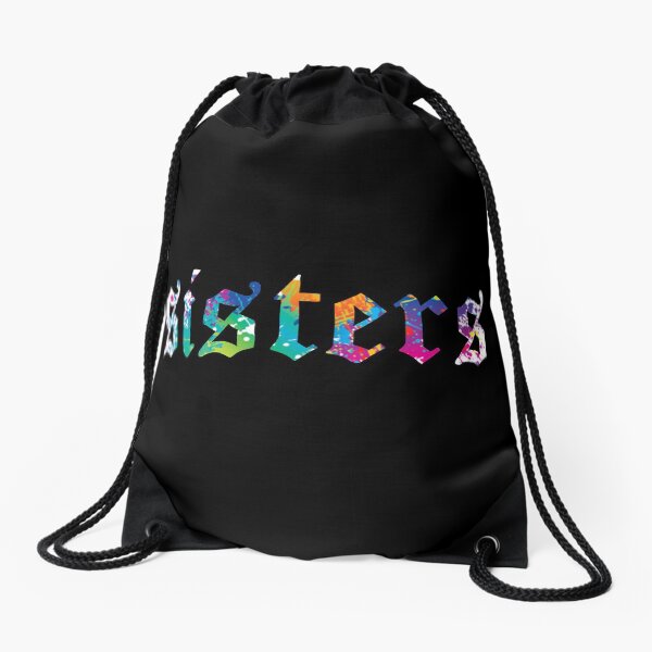 James Charles - Sisters Paint Splatter (Schwarz) Turnbeutel
