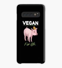 Funda/vinilo para Samsung Galaxy Vegetarier Vegan for life