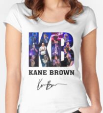 Kane Brown Shirt KB Music For Real Fans Women's Fitted Scoop T-Shirt