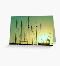 Masts Greeting Card