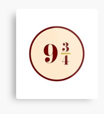 Platform 9 3/4 Metal Print