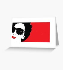 Red anais Greeting Card