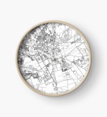 Marrakech map poster print wall art, Morocco gift printable, Home and Nursery, Modern map decor for office, Map Art, Map Gifts Clock