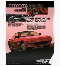 TOYOTA MR2 AW11 Poster