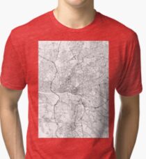Hamburg map poster print wall art, Germany gift printable, Home and Nursery, Modern map decor for office, Map Art, Map Gifts Tri-blend T-Shirt