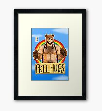 ADAM LIKES HUGS - GAY PRIDE Framed Print