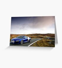 The Audi R8 V 10 .... Greeting Card