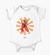 Ken Street Fighter Retro Japanese One Piece - Short Sleeve