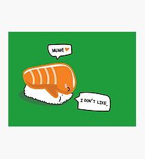 SASHIMI SQUASH Photographic Print