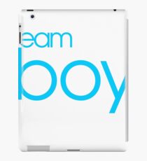 Team Boy Baby Gender Reveal Party Announcement iPad Case/Skin