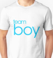 Team Boy Baby Gender Reveal Party Announcement Unisex T-Shirt