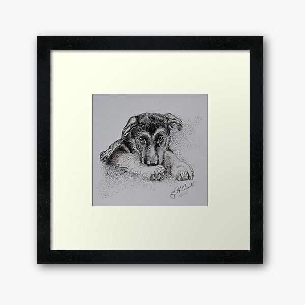 Lucky Framed Art Print
