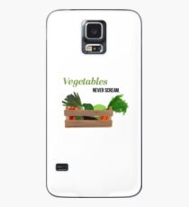 Funda/vinilo para Samsung Galaxy Vegetarier Vegan Vegetables never scream