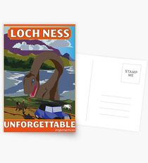 Visit Loch Ness - Orange Postcards