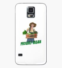 Funda/vinilo para Samsung Galaxy Vegetarier Proudly Vegan Lady