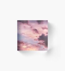 Cotton Candy Acrylic Block