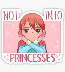 August is Not Into Princesses Sticker