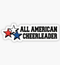 All American Cheerleader Sticker