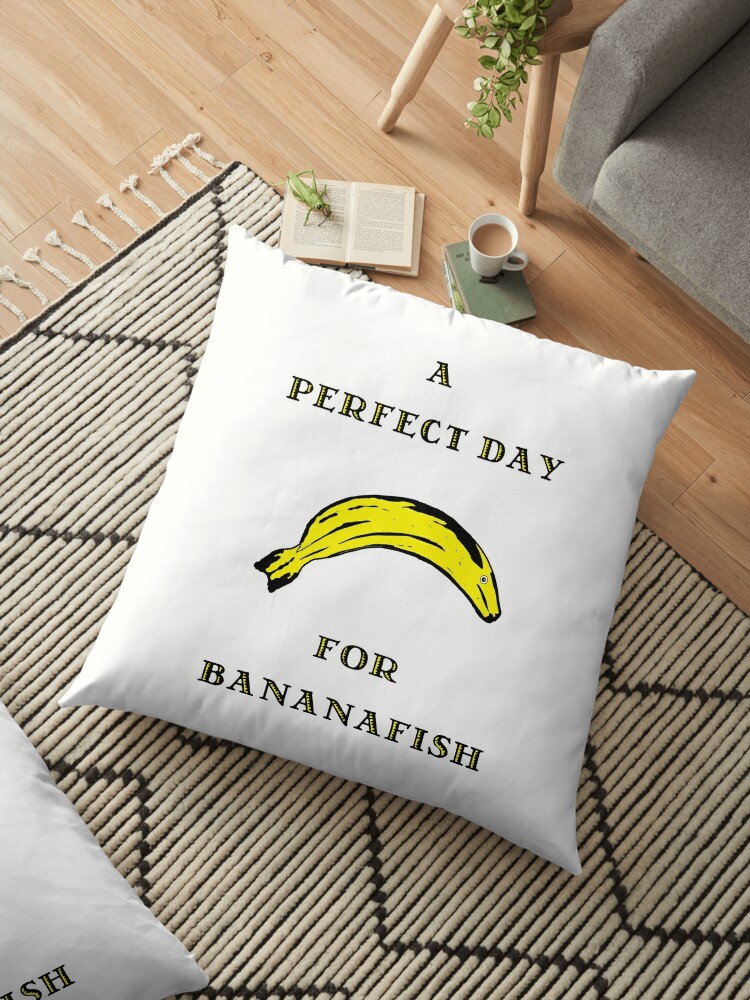 Salinger A Perfect Day For Bananafish Floor Pillow By Natbern