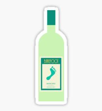 Barefoot Moscato Sticker