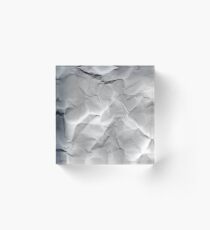 crumpled Acrylic Block