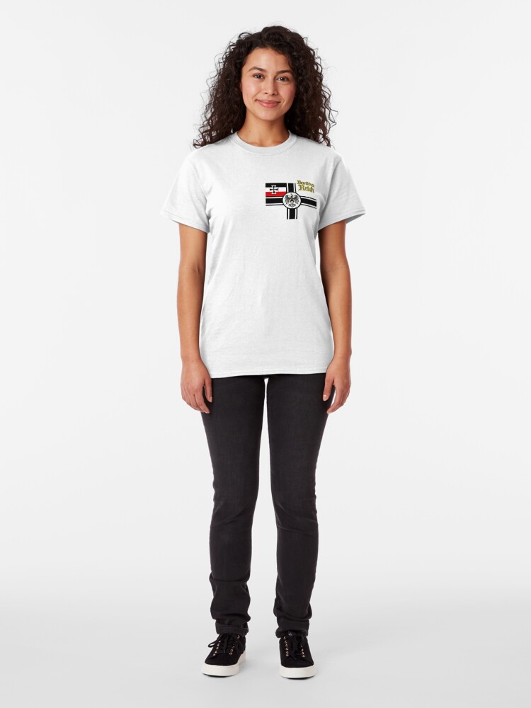 Alternate view of Vintage WW1 German War Flag Classic T-Shirt