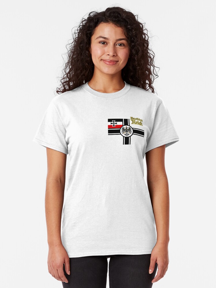Alternate view of Vintage WW1 German War Flag Classic T-Shirt