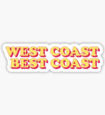 West Coast Best Coast Sticker