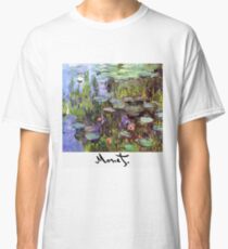 Monet - Waterlilies (Nympheas) Classic T-Shirt