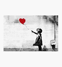 Banksy - Girl with a balloon Photographic Print