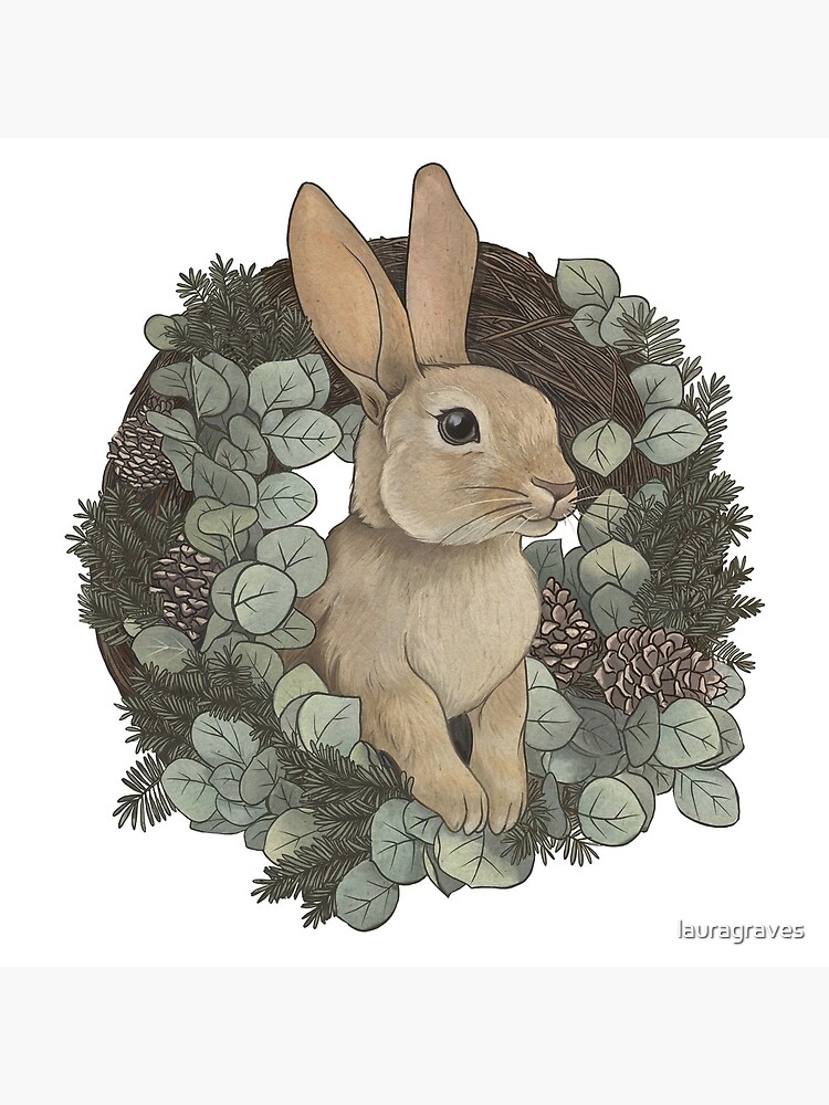 Winter Rabbit by lauragraves