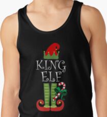 Elf King Matching Family Group Christmas TShirt Tank Top