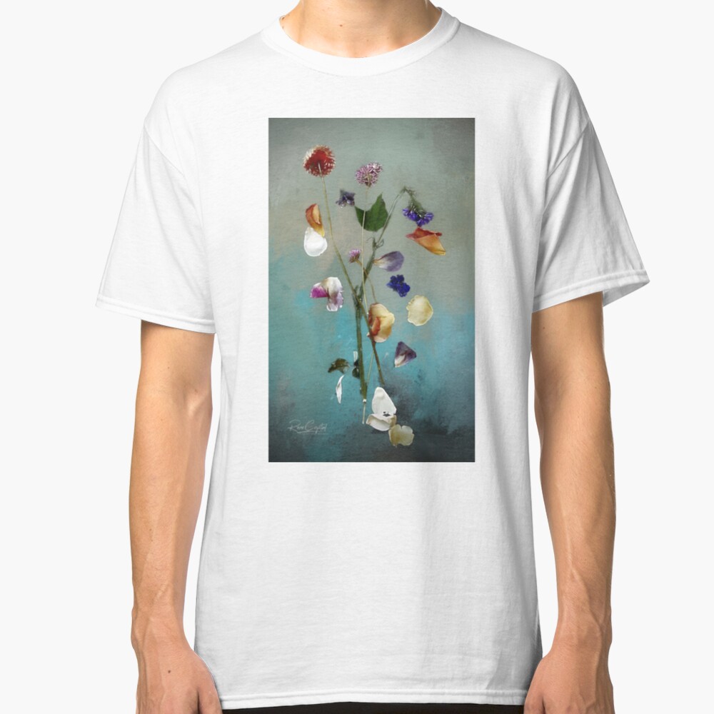 A Panel Of Stems And Flowers Classic T-Shirt