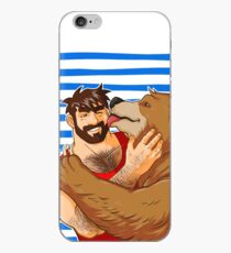 BEAR KISS - SAILOR STRIPES iPhone Case