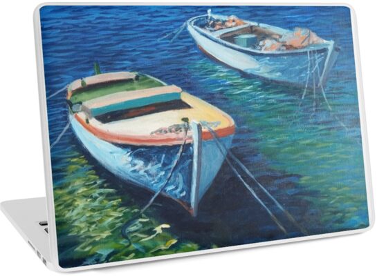 Boats on Adriatic Sea by IvanaKada
