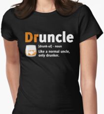 Drunkle shirt Druncle t shirt Women's Fitted T-Shirt
