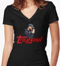 Trapsoul Women's Fitted V-Neck T-Shirt