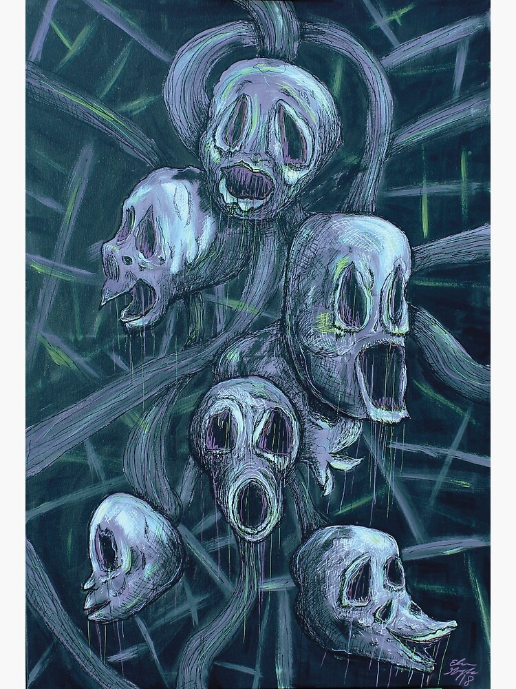 Floral Hellscape II by GroglioArt