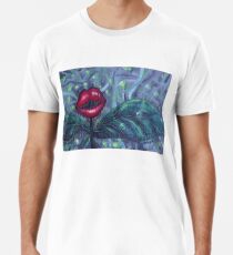 Blumenlandschaft Hellscape IV Männer Premium T-Shirts