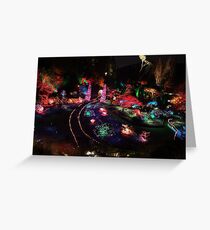 Night in the Sunken Garden(2) Greeting Card