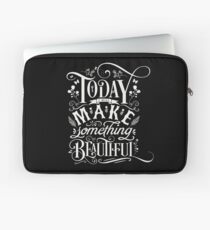 Funda para portátil Hoy haré algo hermoso.