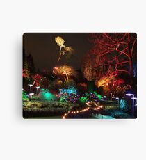 Night in the Sunken Garden (3) Canvas Print