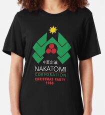 Camiseta ajustada Nakatomi Corporation - Fiesta de Navidad